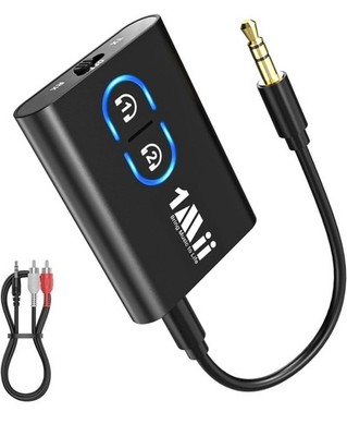 1Mii ML300 Bluetooth 5.3 Transmitter Receiver AptX Low Latency for TV Stereo