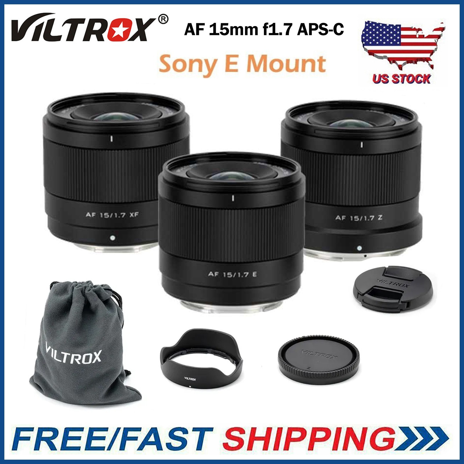 VILTROX 15mm F1.7 APS-C Ultra Wide Angle Autofocus Lens for Sony E-Mount Cameras