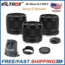 VILTROX 15mm F1.7 APS-C Ultra Wide Angle Autofocus Lens for Sony E-Mount Cameras