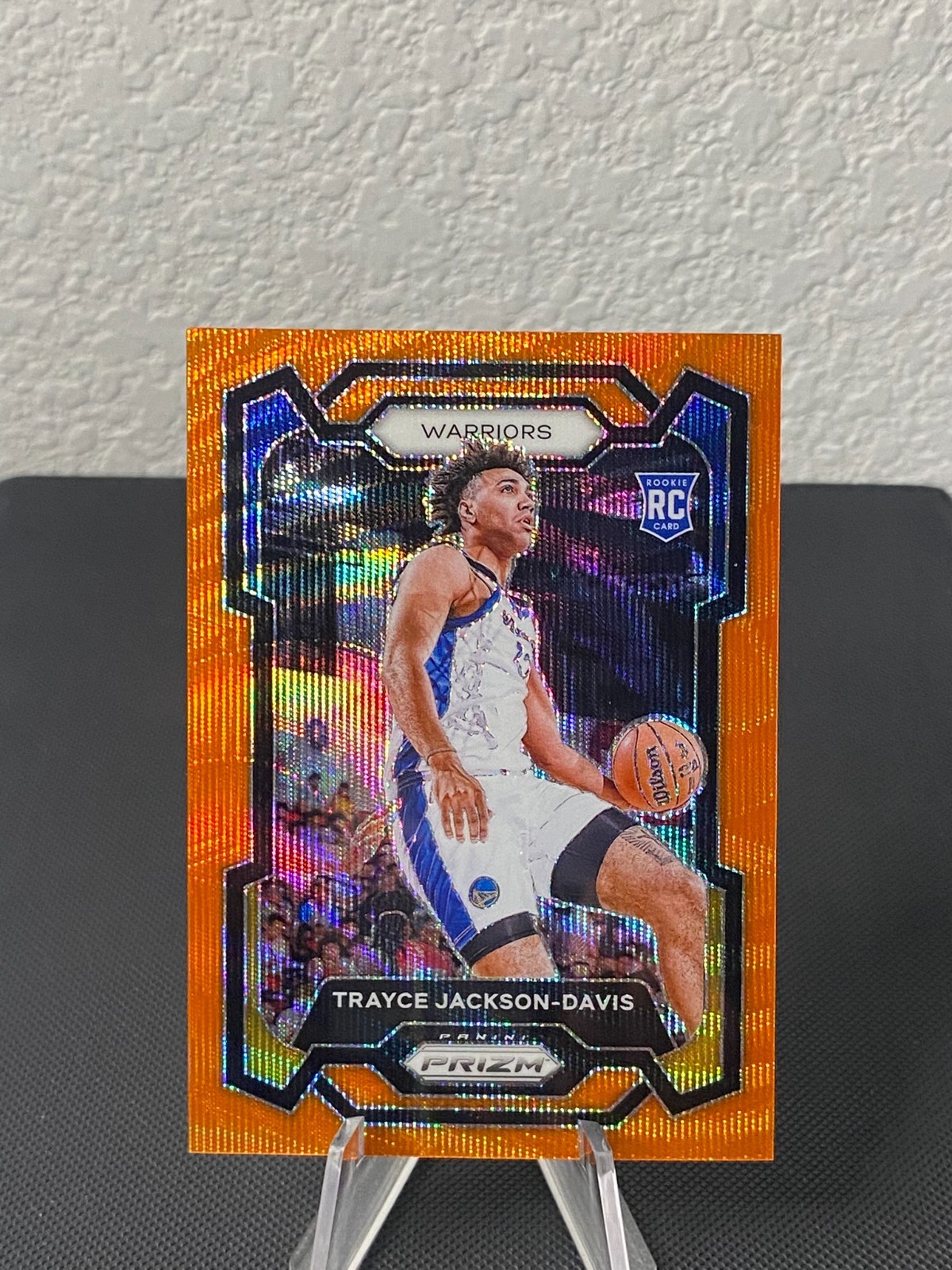 2023-24 Panini Prizm - Trayce Jackson-Davis #148 Orange Wave Prizm /60 (RC)