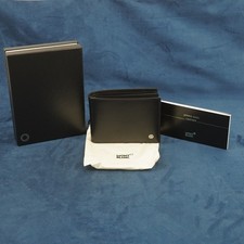 Portafoglio Montblanc Westside pelle nera bifold 38036 con scatola originale