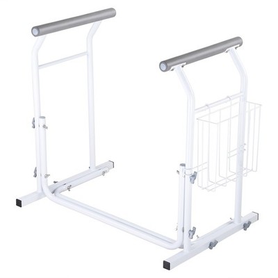 Yescom Toilet Safety Rails Frame Commode Chair Handles for Elderly and Disabled