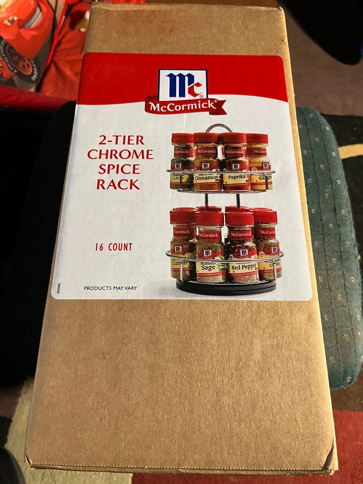 McCORMICK Two Tier Spice Rack with 16 Herbs & Spices for Cooking 26.09 oz NEW