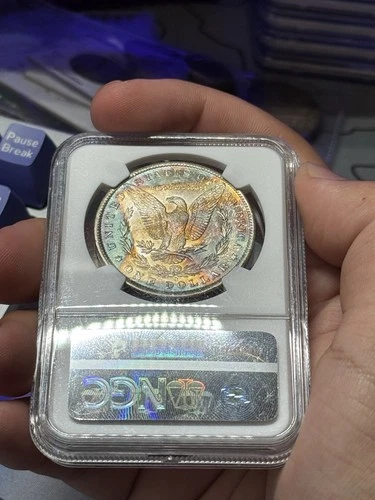 1884 O Morgan Silver Dollar NGC MS 62 Monster Toner Coin