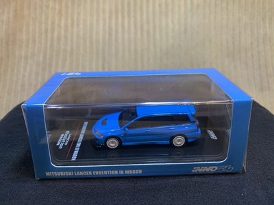 1/64 INNO64 Mitsubishi Lancer Evolution IX Wagon Blue IN64-EVO9W-BLU