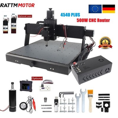 【DE】CNC Fräsmaschine  3 Axis 500W CNC Router Machine 4540 Plus GRBL Control