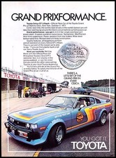 1977 Toyota Celica Grand Prix Race Vintage Advertisement Print Art Car Ad J129