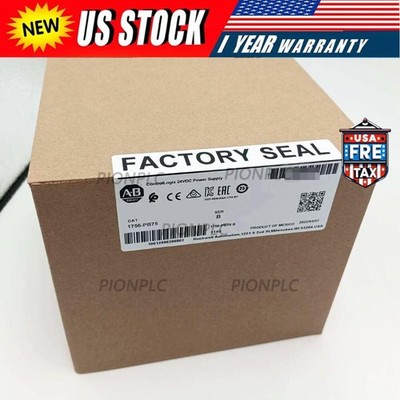 AB 1756-PB75  Factory Sealed SER B ControlLogix 24V DC Power Supply US Free Tax