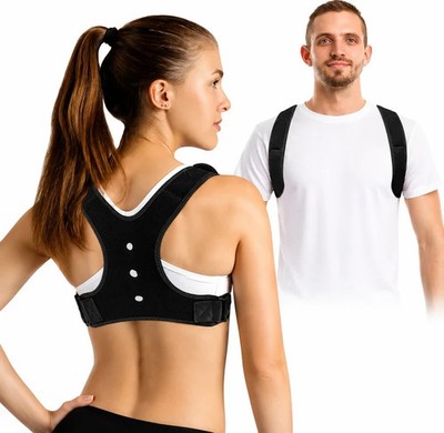 Comfybrace Posture Corrector-Back Brace for Men and Women- Fully Adjustable Stra