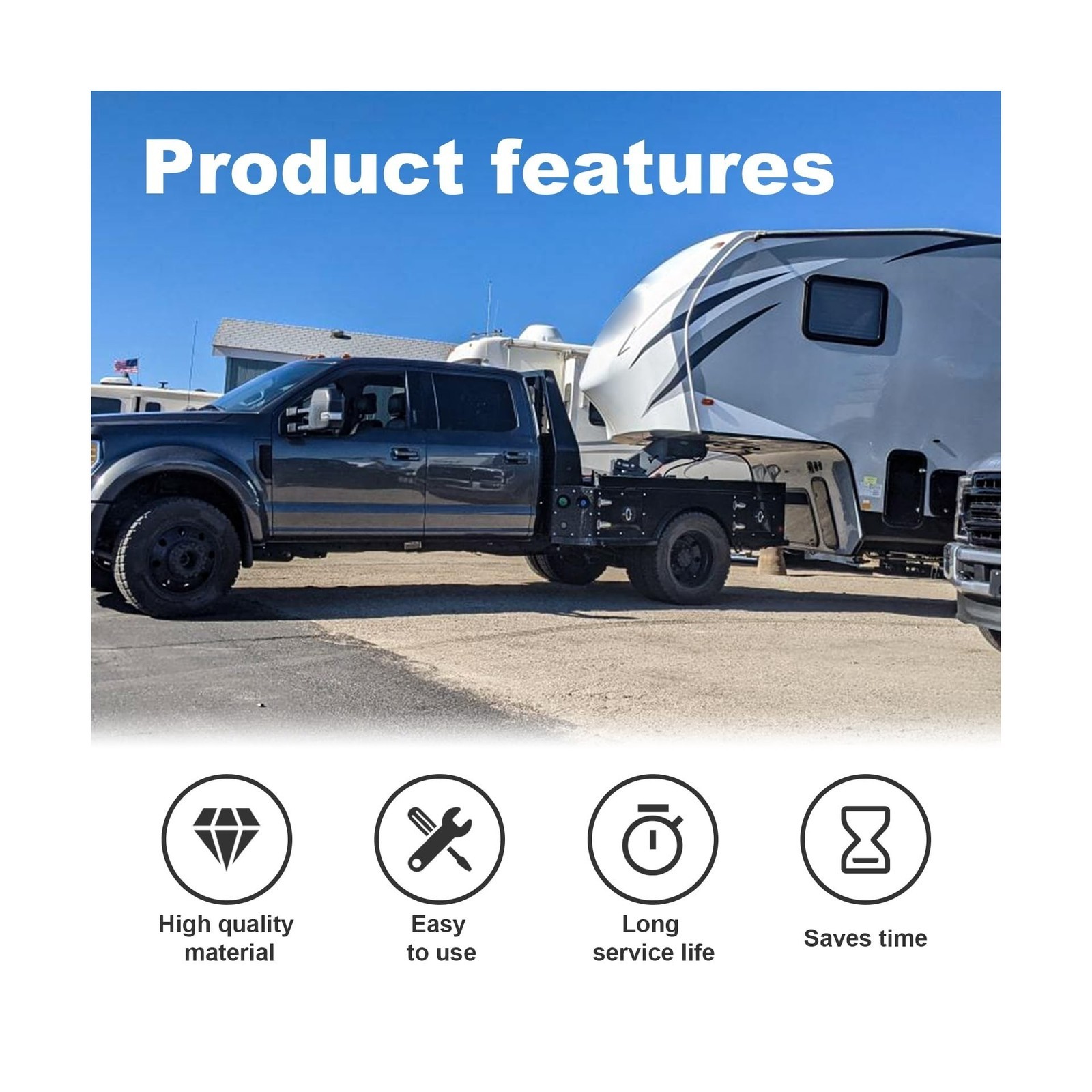 Scissor Jack Adapter, Scissor Jack Drill Adapter for 1/2 Inch Drive Impact Wr...