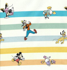 Licensed Disney Cotton Fabric MICKEY MOUSE Minnie DONALD Daisy PLUTO Goofy By Yd