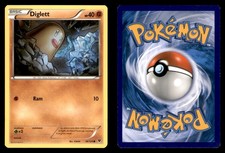 Pokemon Fates Collide Diglett 36/124 2016 Common