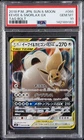 2018 POKEMON JPN SUN & MOON TAG BOLT #066 EEVEE & SNORLAX GX PSA 10