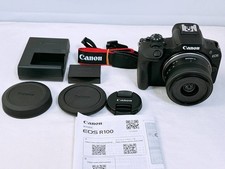 Canon EOS R100 Mirrorless Camera Kit RF-S 18-45mm F4.5-6.3 IS STM Excellent Cond
