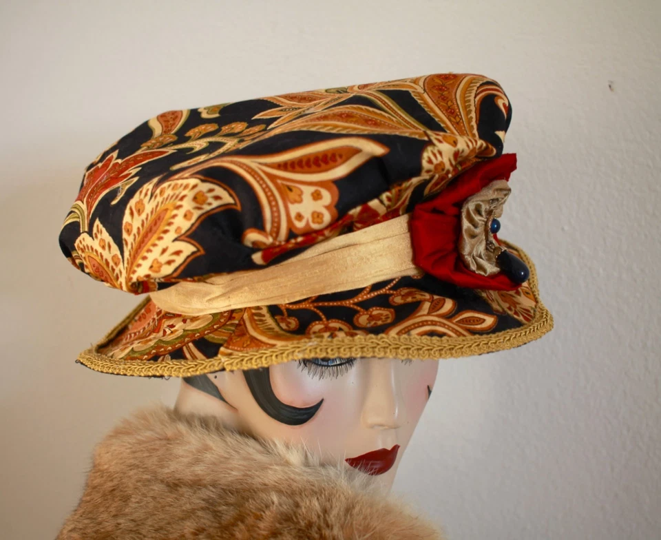 Boina Boho Hippie Renacimiento Disfraz Sombrero Foto 3 de 4