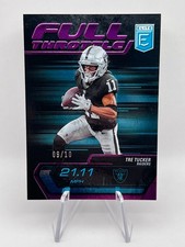 Tre Tucker - 2024 Donruss Elite Full Throttle #18 Purple 09/10 Raiders SSP