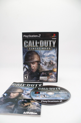 #ad Refurbished PS2 Call of Duty Finest Hour Complete CIB Excellent Mint Clean BL $23.37