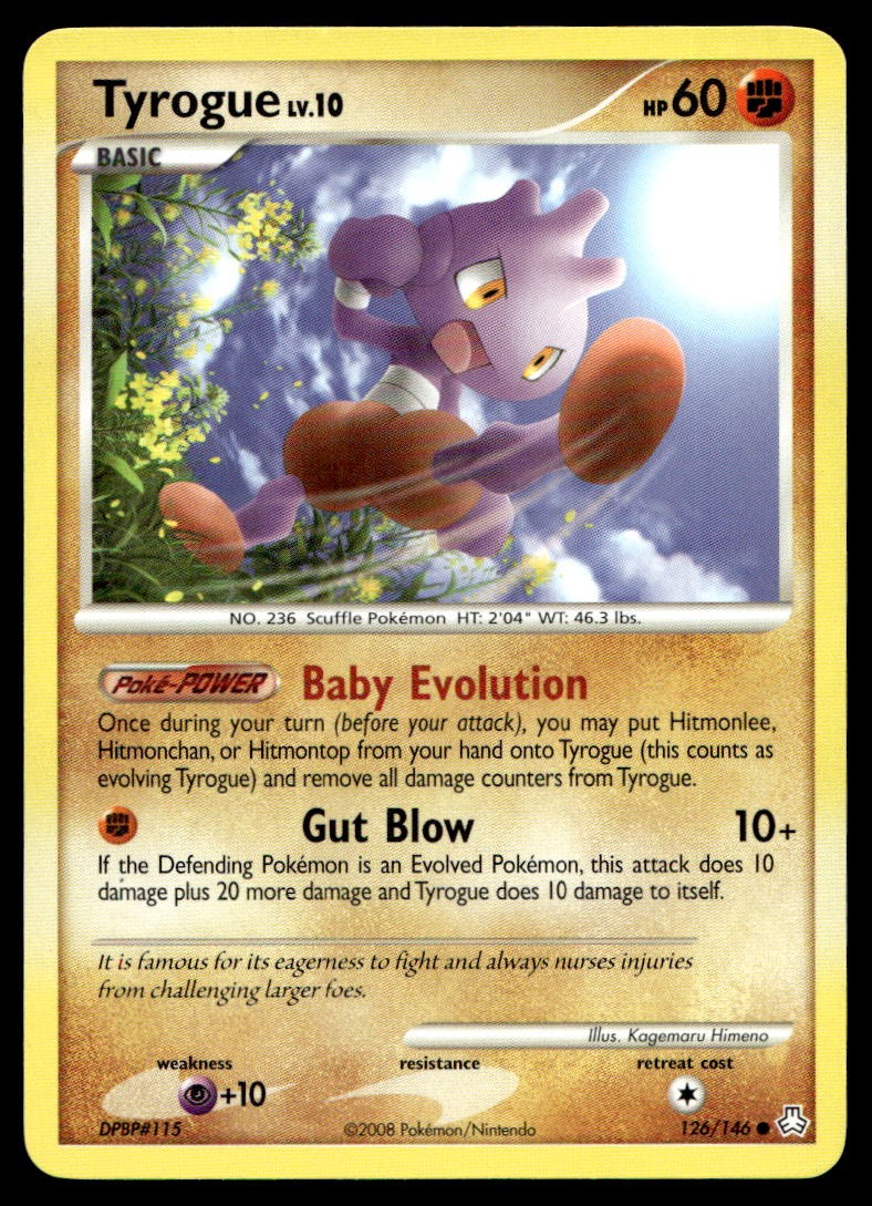 NM Tyrogue [Legends Awakened 126/146] Common Pokemon TCG