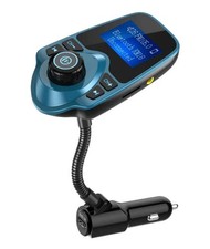 Bluetooth Car FM Transmitter Audio Adapter Receiver Wireless Handsfree Voltmeter