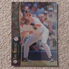Topps Finest Tino Martinez New York Yankees Baseball Card Lot - 2 Cards