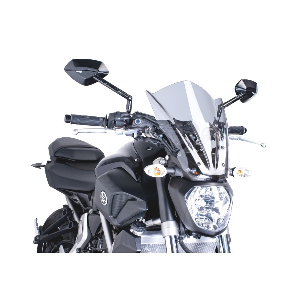 Windshield Touring Fits Yamaha MT-07 700 Puig screen New Generation Grey 1pc