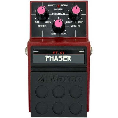 Maxon PT-01 Phaser Effect Pedal 1980s - Vintage Japan