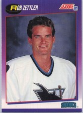 1991-92 Score American #370 Rob Zettler