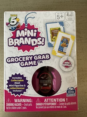 Mini Brands Grocery Grab Game With The Hersheys Syrup Miniature Game Piece
