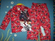 Lego Ninjago Pajamas Sleepwear 2pc Set Sz 4 Masters of Spinjitzu Lego