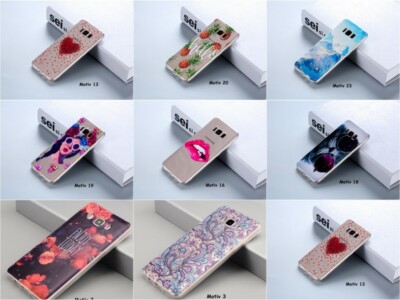 Handy Hülle Cover Case Backcover Samsung Galaxy S9 Strand Frau Katz und mehr #C1