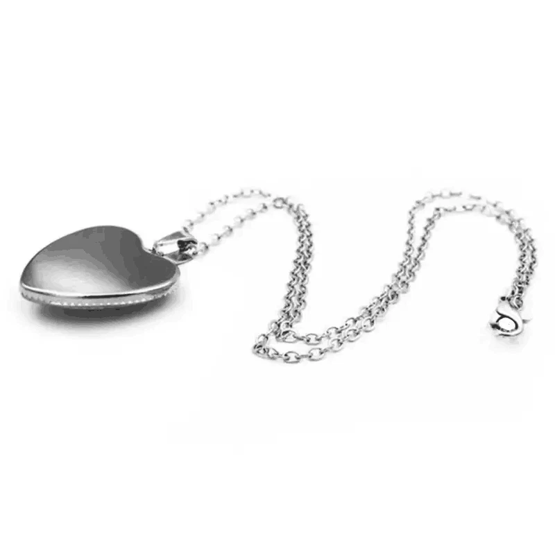 Ожерелье с подвеской в форме сердца тотемное животное вой серые волки классные ювелирные изделия с волками - Изображение 3 из 4