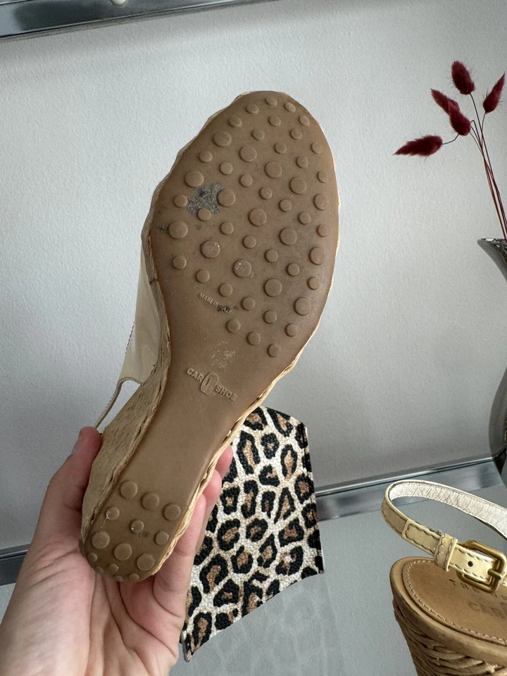 The Original Car Shoe Women’s womens patent wedge heels nude Size 38.5 Prada - Image 3 of 4