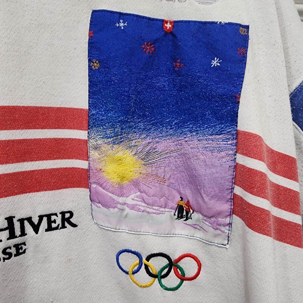 Vintage Adidas Moscow Winter Ski Olympics Double Sided Vintage Adidas Moscow Winter Ski Olympics Double Sided