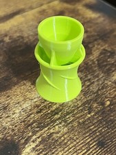 1/2" NEON GRN RFG LOC LINE RANDOM FLOW GENERATOR NOZZLE PVC 3D PRINTED REEF TANK