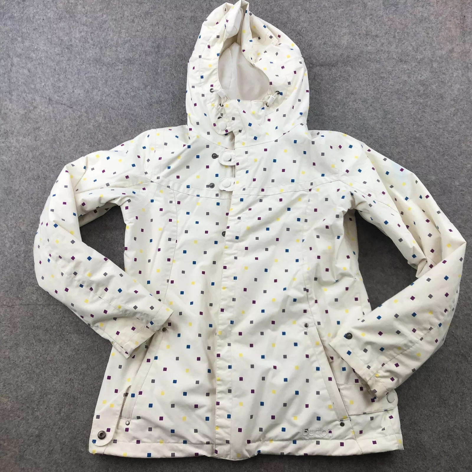 burton dryride hooded snowboarding jacket