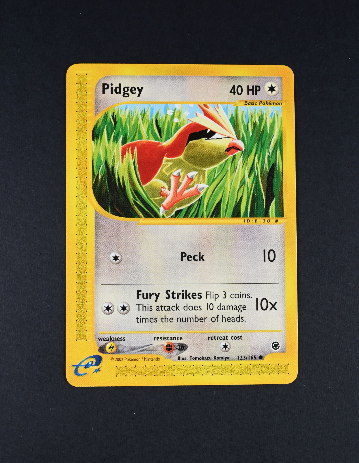 NM Pidgey  123/165 Reg. Expedition Base Set Pokemon Card