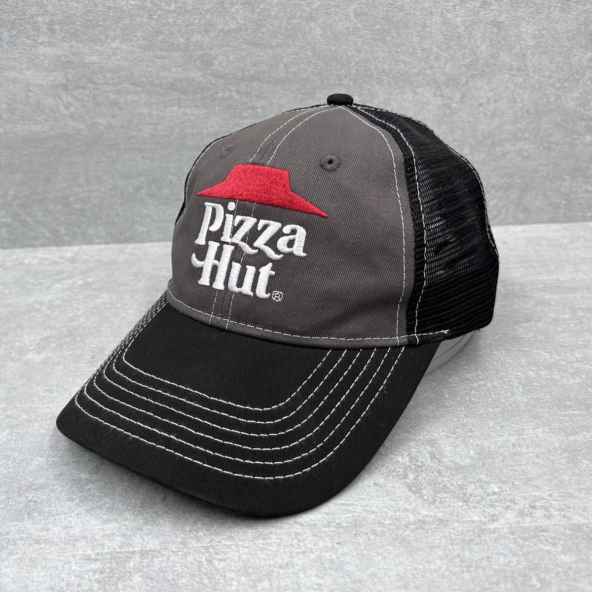 PIZZA HUT Hat Baseball Ball Cap ADJUSTABLE Relaxed Fit Mesh Back