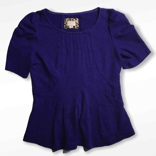 anthropologie postmark peplum top