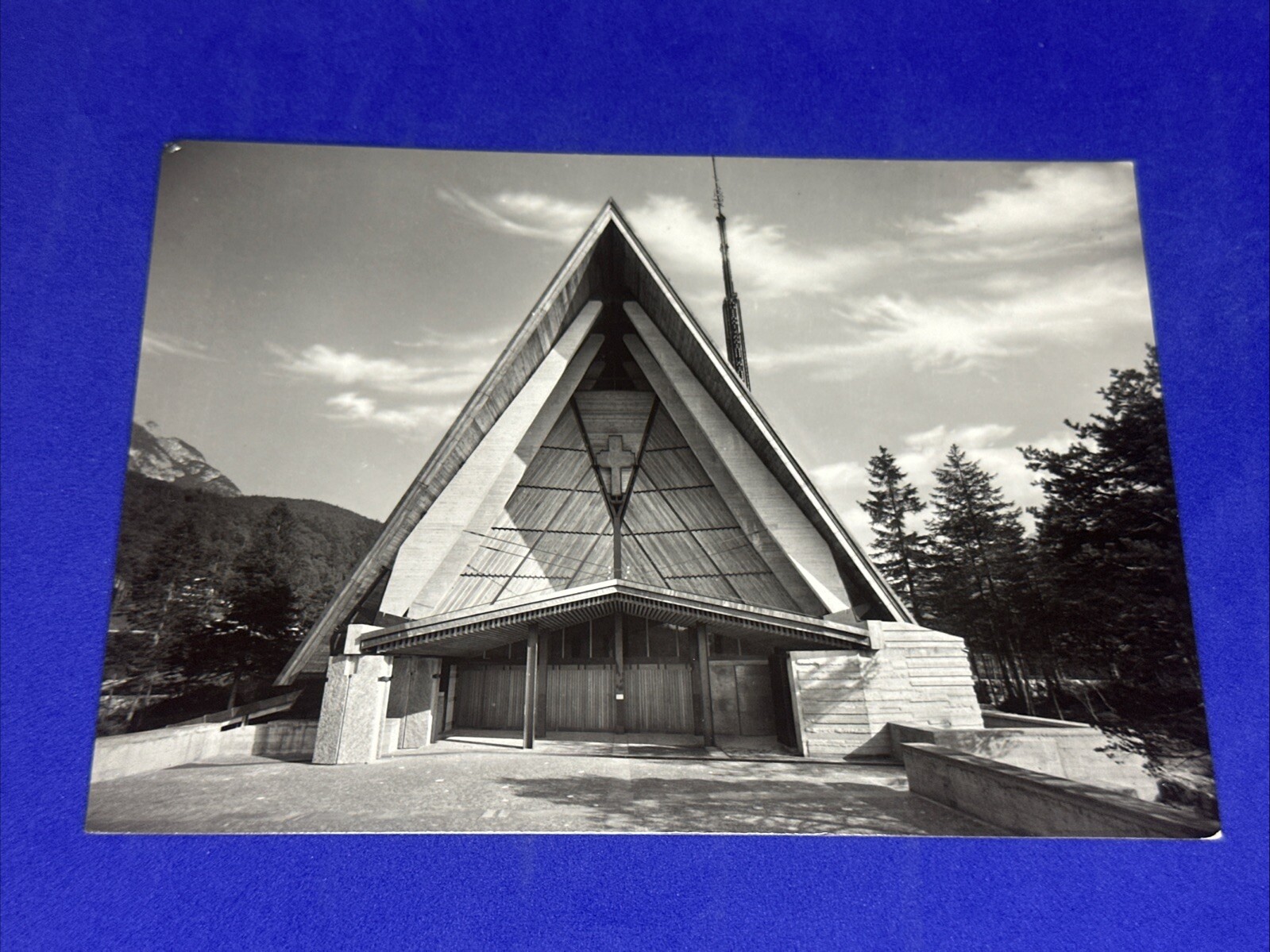 CHIESA NOSTRA SIGNORA DEL CADORE VILLAGGIO SOCIALE E.N - Cartolina Bianco E Nero