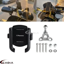 Handlebar Phone Mount Holder For Harley VRSC Dyna Softail Sportster Touring King