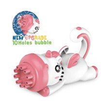 Bubble Gun Rocket 69 Holes Soap Bubbles Machine Gun Shape Automatic Blower