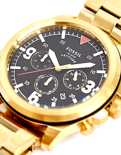 NIB Fossil FS5752 Latitude Chronograph 