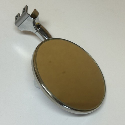 Espejo Drop Peep 4" Brazo Corto Curvo Acero Cromado Metal AAA - Imagen 3 de 5