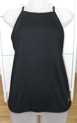 BNWT REEBOK WOMENS BLACK SPEEDWICK TANK SMALL 8/10 NEW YOGA PILATES GYM RUNNING - Picture 8 of 8