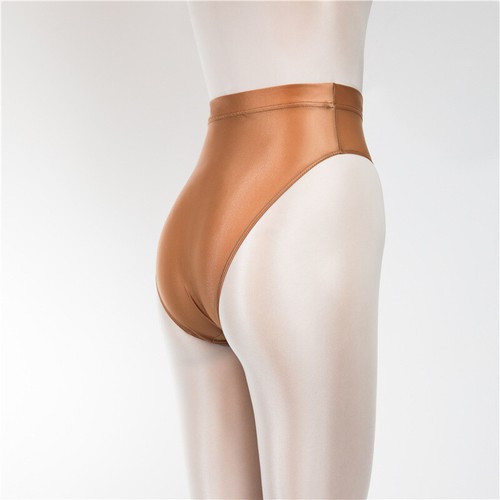 Damen Herren Silky Glänzend Seidenglanz Lack-optik Schlüpfer Unterhose ♮ - Bild 5 von 21