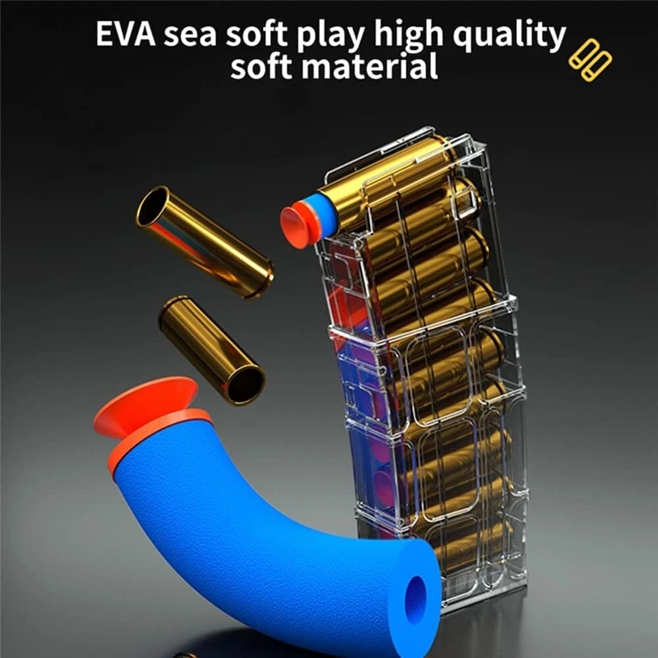 US SELLER M416 Toy Gun Rifle Sniper Pistol Blaster Soft Bullet Launcher For Nerf - Image 4 of 4