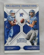 2018 Panini Contenders Draft Picks #20 Anthony Miller & Riley Ferguson Memphis