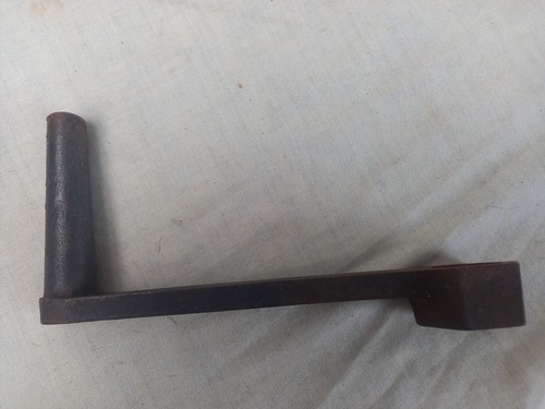 Vintage Winding Handle Metal hexagonal cast iron - Picture 4 of 7