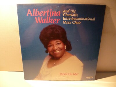 LP, Albertina Walker, Work On Me, Gospel 1985, Originalverschweißt, Still Sealed