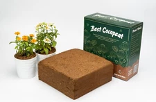 Best Coco Peat - Premium Coir Pith 4.10 Kg/9 Lbs Block, Expands to 15 Gallon,Low